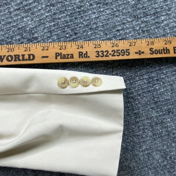 Chaps Blazer Men's 42L Stone Beige NWT Two-Button Closure Preppy Business Casual - Picture 16 of 16